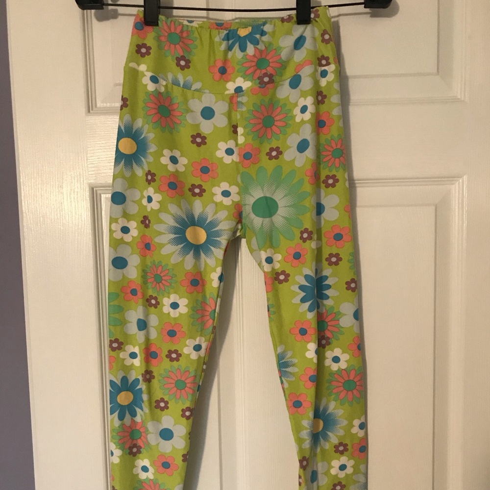 LulaRoe Floral Leggings